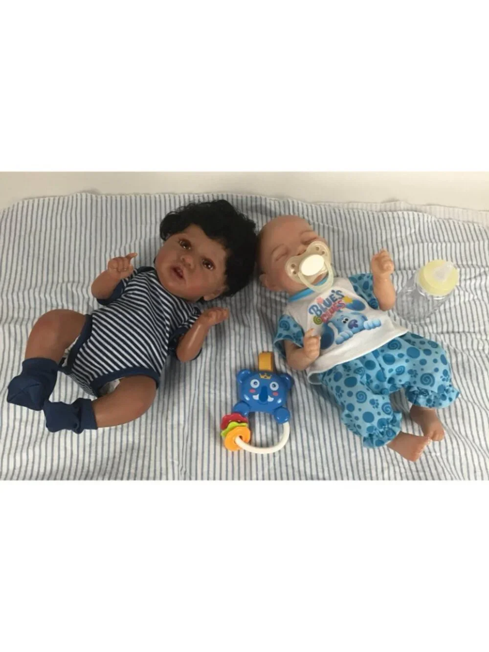 Partial Reborn Doll Baby Lot of 2 Mini Baby’s 12” A/A Full Vinyl Painted Magnet